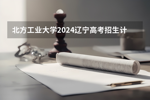 北方工业大学2024辽宁高考招生计划详解