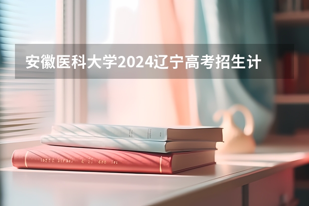 安徽医科大学2024辽宁高考招生计划详解