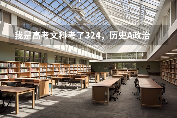 我是高考文科考了324，历史A政治A，能上到本二吗？