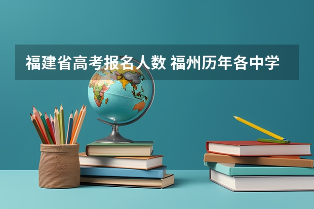 福建省高考报名人数 福州历年各中学高考升学率