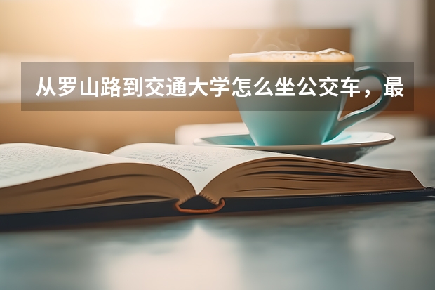 从罗山路到交通大学怎么坐公交车，最快需要多久