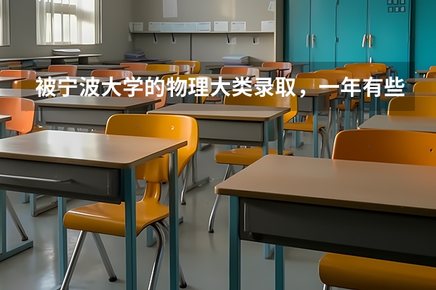 被宁波大学的物理大类录取，一年有些什么专业可以选择？可以转专业么？