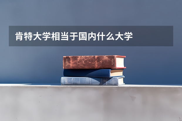 肯特大学相当于国内什么大学