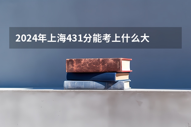 2024年上海431分能考上什么大学？