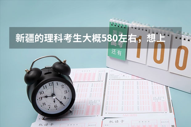 新疆的理科考生大概580左右，想上金融类的，能怎么报？
