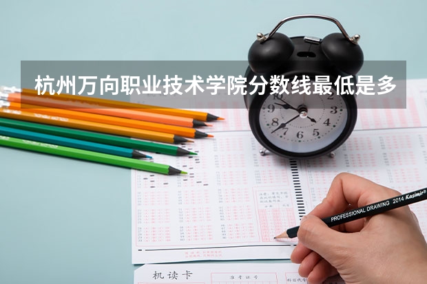 杭州万向职业技术学院分数线最低是多少