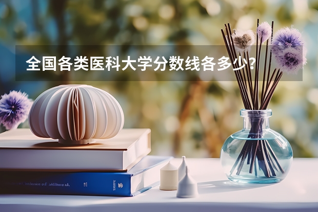 全国各类医科大学分数线各多少？