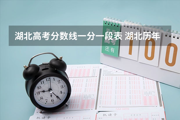 湖北高考分数线一分一段表 湖北历年高考分数线