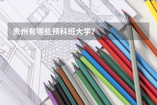 贵州有哪些预科班大学？