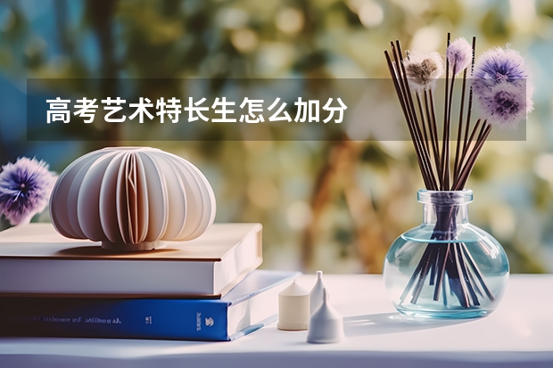 高考艺术特长生怎么加分