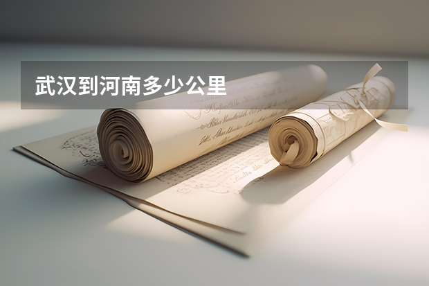 武汉到河南多少公里