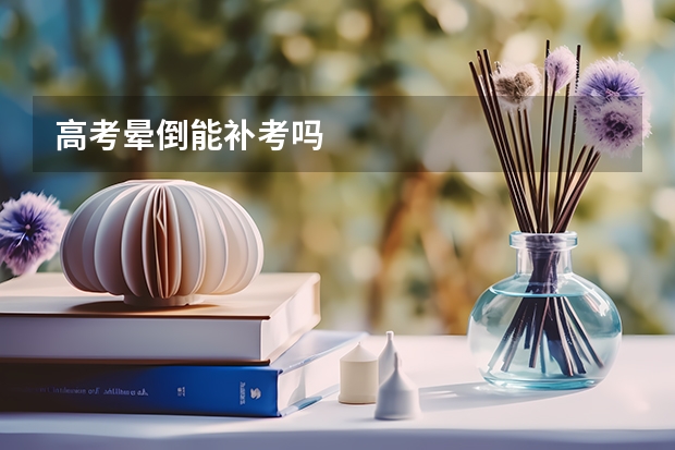 高考晕倒能补考吗