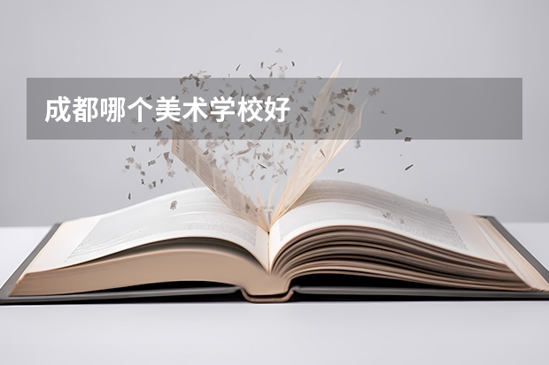 成都哪个美术学校好