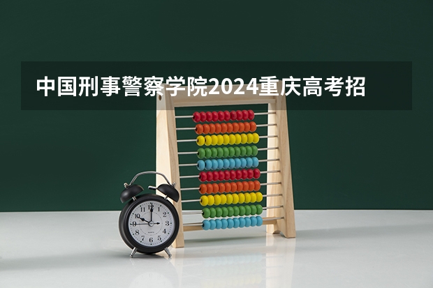 中国刑事警察学院2024重庆高考招生计划详解