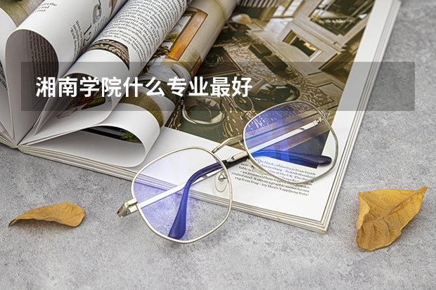 湘南学院什么专业最好