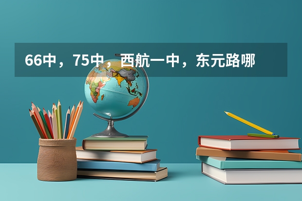 66中，75中，西航一中，东元路哪个最好