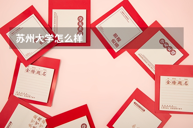 苏州大学怎么样