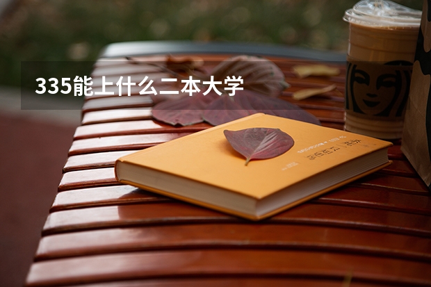 335能上什么二本大学