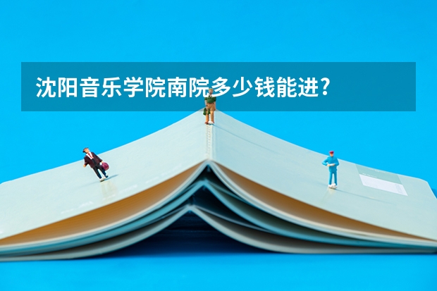 沈阳音乐学院南院多少钱能进?