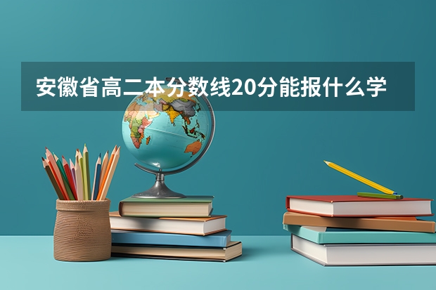 安徽省高二本分数线20分能报什么学校啊？