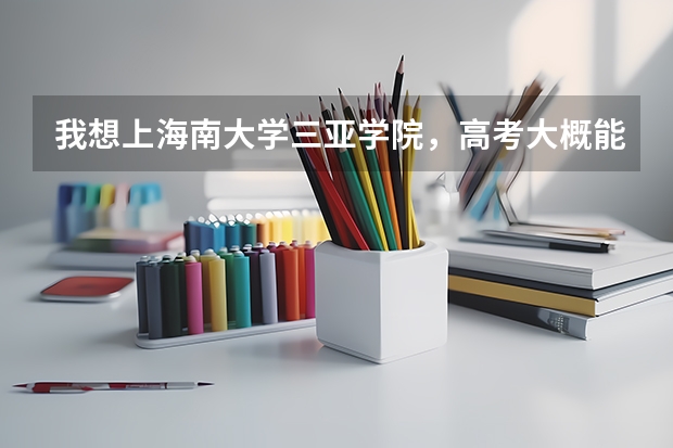 我想上海南大学三亚学院，高考大概能考490左右，能上吗