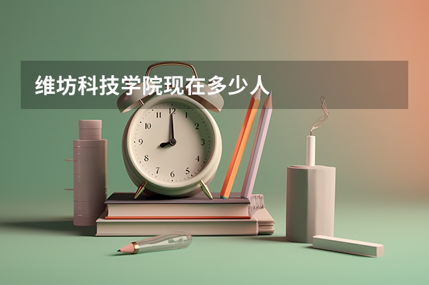 维坊科技学院现在多少人