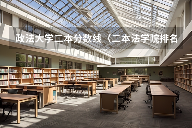 政法大学二本分数线（二本法学院排名）