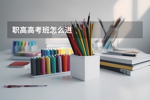 职高高考班怎么进