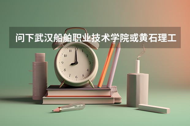 问下武汉船舶职业技术学院或黄石理工学院学校好吗？三本差一分能被录机电一体化专业吗？谢谢了。。