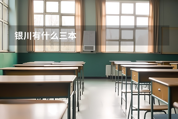 银川有什么三本
