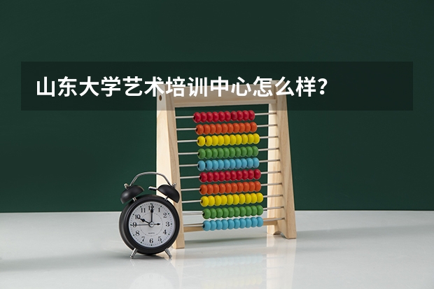 山东大学艺术培训中心怎么样？