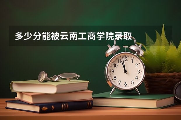 多少分能被云南工商学院录取