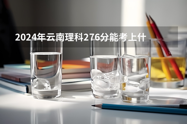 2024年云南理科276分能考上什么大学?