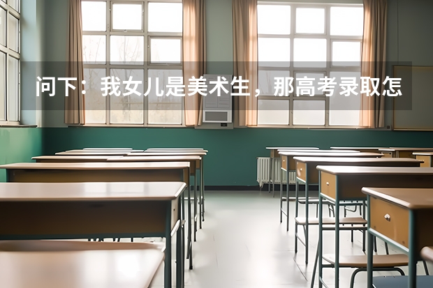 问下：我女儿是美术生，那高考录取怎么估分数？如果上本地大学是不是可以加分？