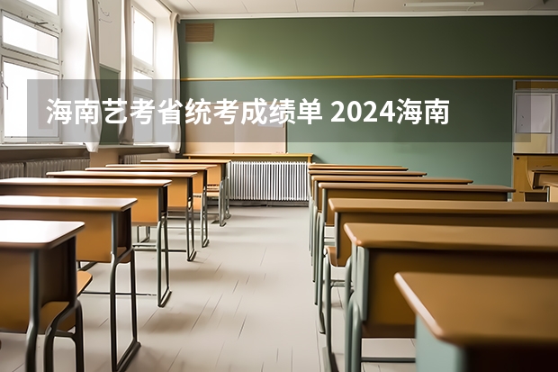 海南艺考省统考成绩单 2024海南艺考报名时间公布