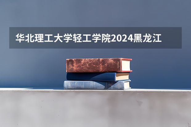 华北理工大学轻工学院2024黑龙江高考招生计划详解