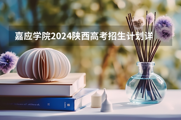 嘉应学院2024陕西高考招生计划详解