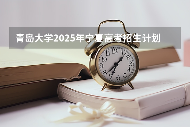 青岛大学2025年宁夏高考招生计划预测