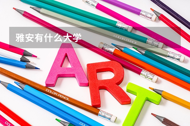 雅安有什么大学