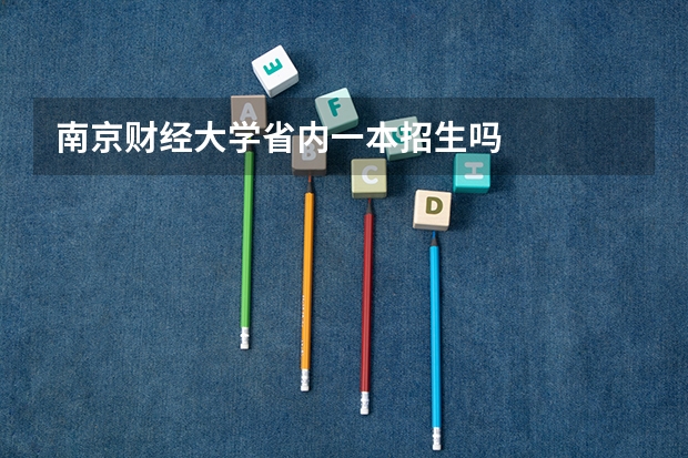 南京财经大学省内一本招生吗