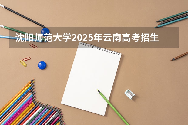 沈阳师范大学2025年云南高考招生计划预测