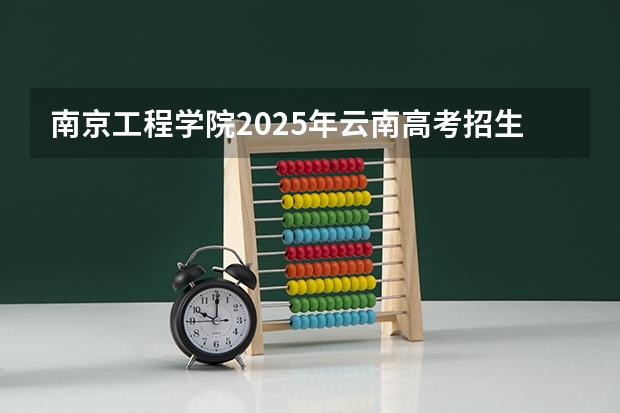 南京工程学院2025年云南高考招生计划预测