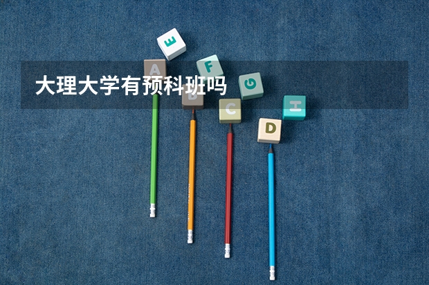 大理大学有预科班吗
