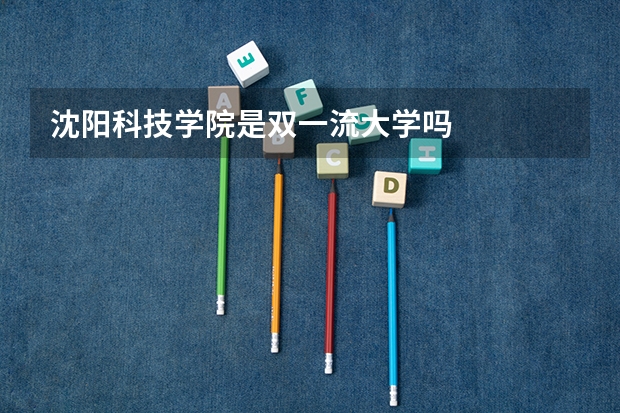 沈阳科技学院是双一流大学吗