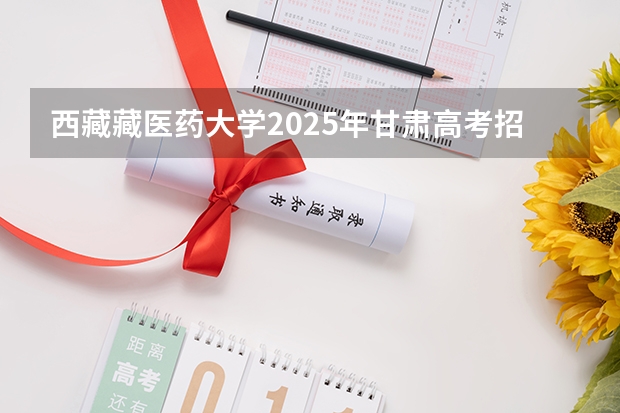 西藏藏医药大学2025年甘肃高考招生计划预测