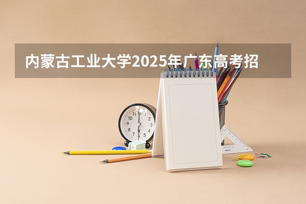 内蒙古工业大学2025年广东高考招生计划预测
