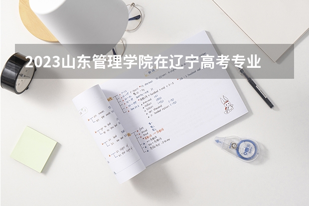 2023山东管理学院在辽宁高考专业招生计划人数
