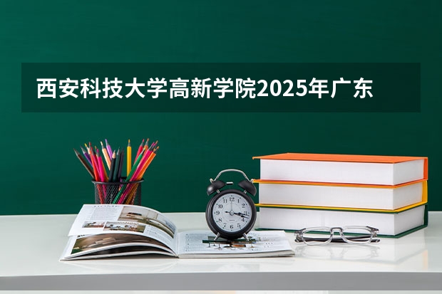 西安科技大学高新学院2025年广东高考招生计划预测
