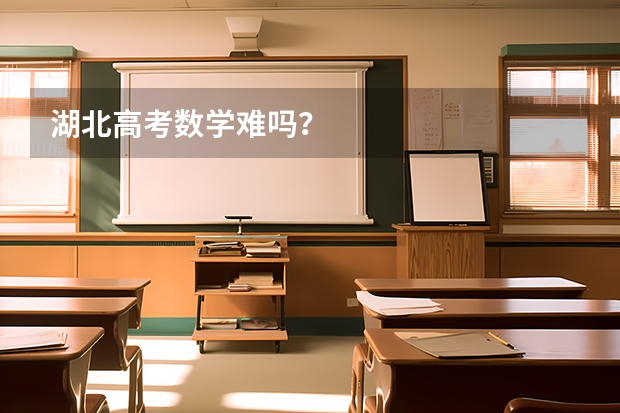 湖北高考数学难吗？