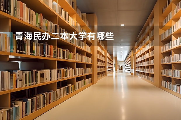青海民办二本大学有哪些